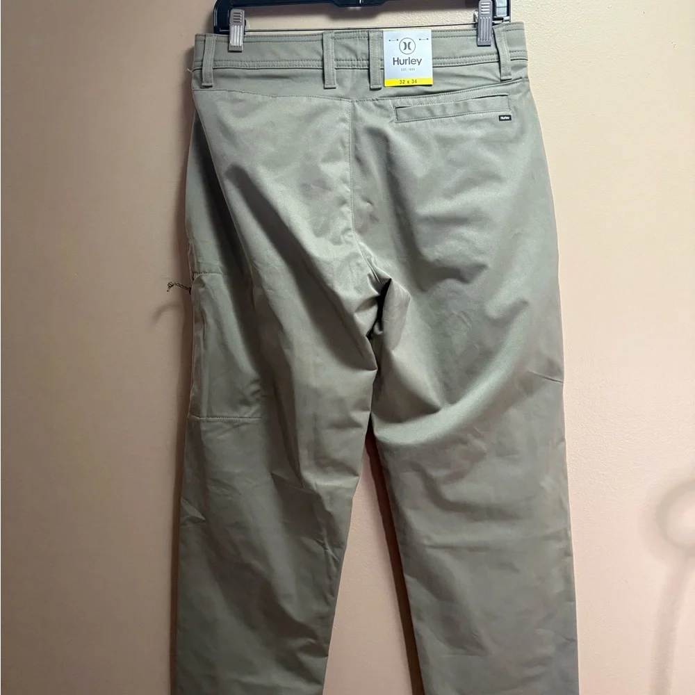 Hurley Jet Set Tech Pants‎ 32x34 Green Stretch Surfer